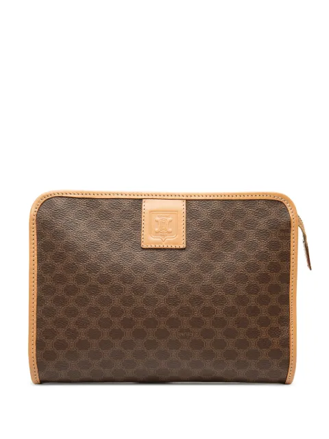 Celine Pre-Owned клатч с узором Macadam (2015 год)