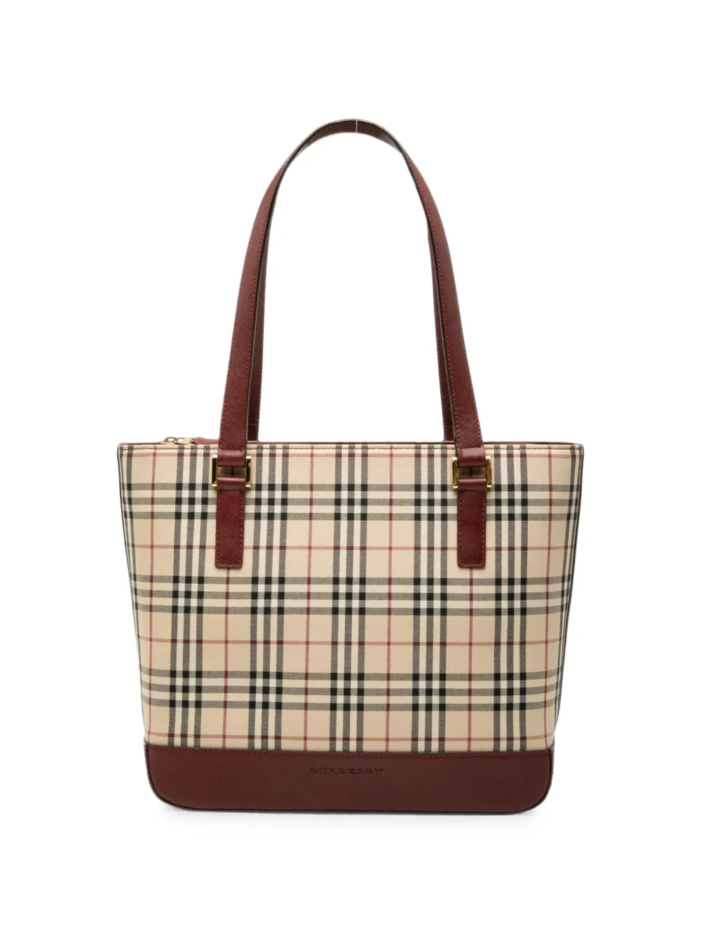 Burberry Pre-Owned 2000-2017 House Check Canvas tote bag - Toni neutri