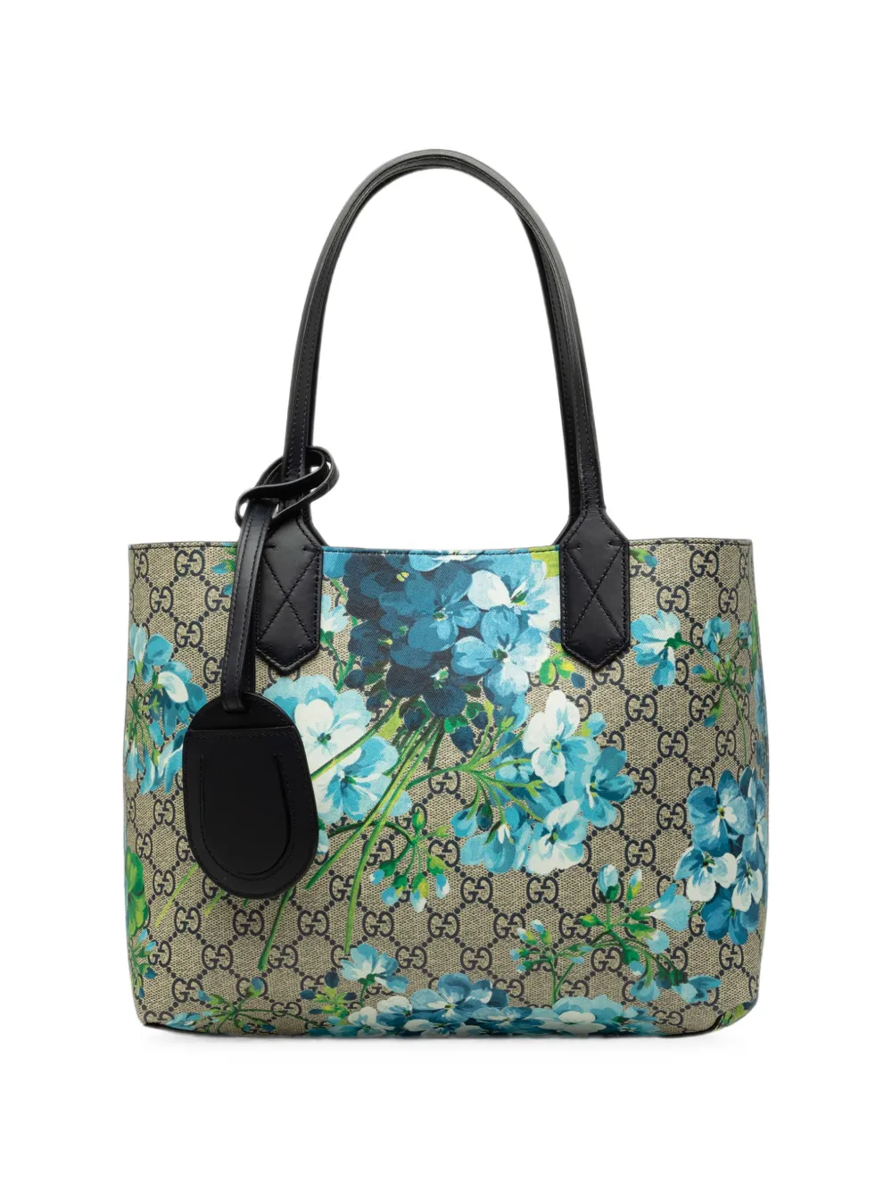 Gucci Pre-Owned 2000-2015 Small GG Supreme Blooms Reversible tote bag - Toni neutri