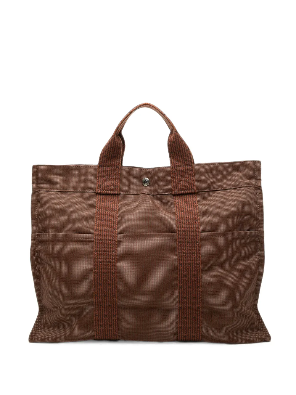 Hermès Pre-Owned 1990-2010 Canvas Herline MM tote bag - Marrone