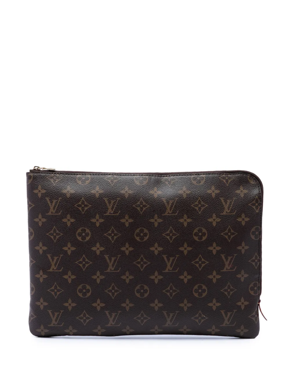 Louis Vuitton Pre-Owned 2017 Monogram Etui Voyage GM clutch bag - Braun