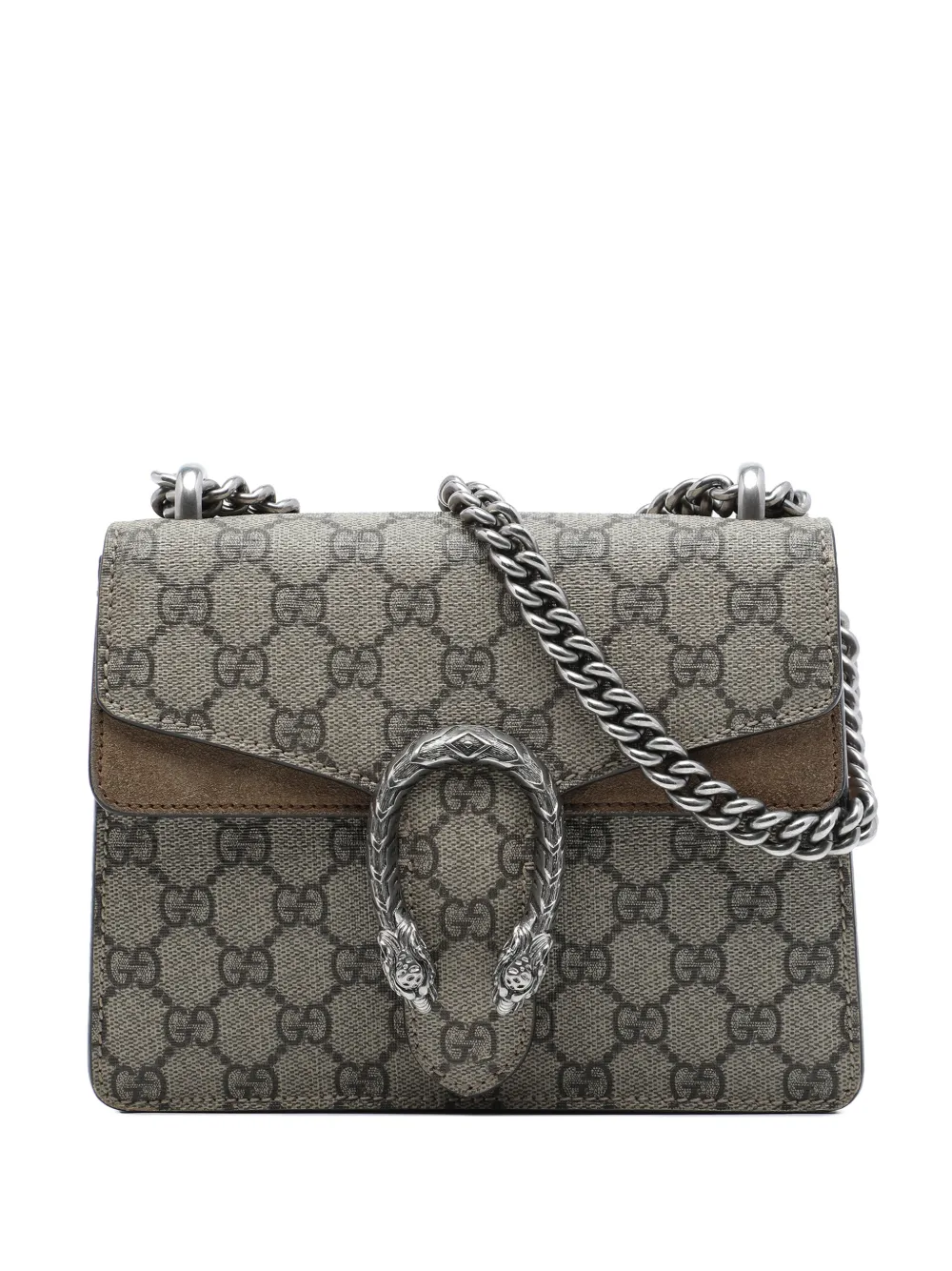Gucci Pre-Owned 2016-2026 Small GG Supreme Dionysus crossbody bag - Toni neutri