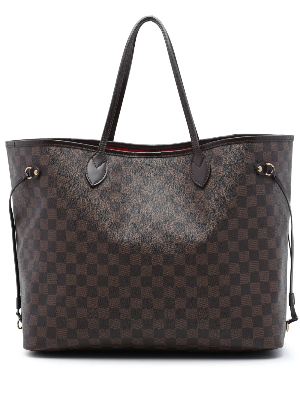 Louis Vuitton Pre-Owned 2010 Damier Ebene Neverfull GM Shopper - Braun