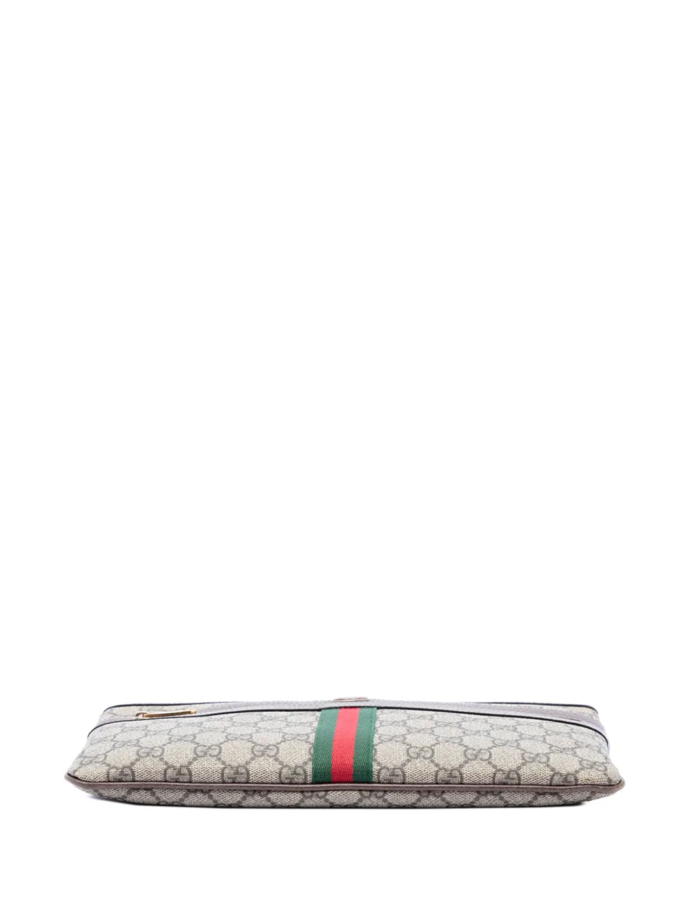 Gucci Pre-Owned 2016-2026 GG Supreme Web Ophidia clutch Beige
