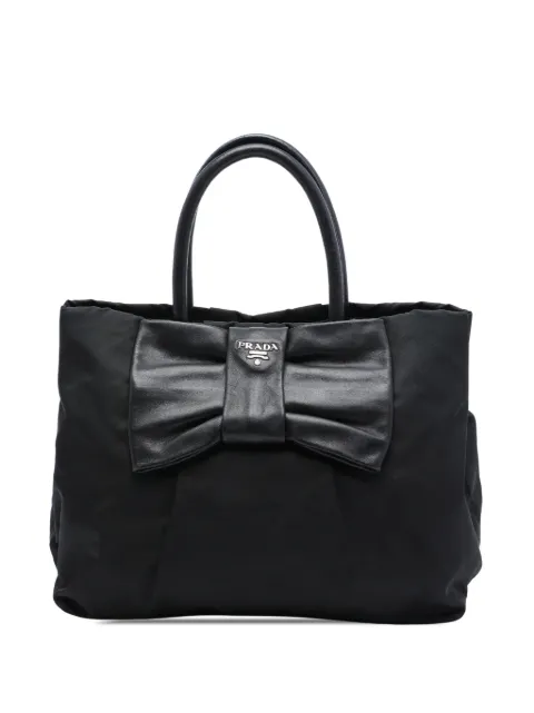 Prada Pre-Owned tote Fiocco de Tessuto con moño 2013-2026