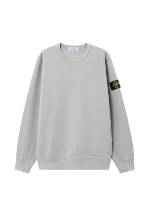 Stone Island sudadera de algodón orgánico con cuello redondo