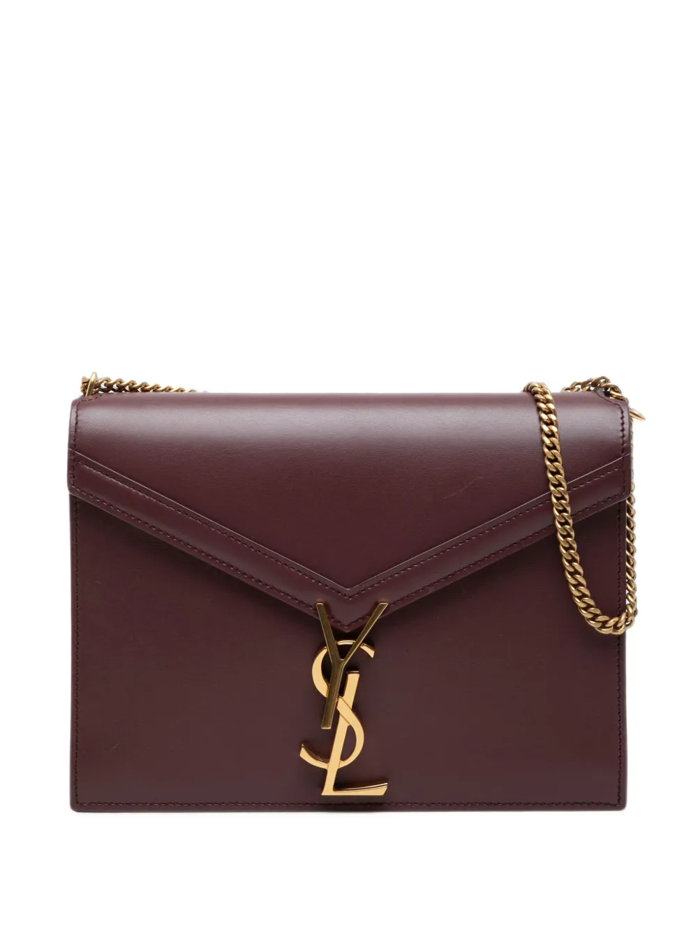 Saint Laurent Pre-Owned 2018 Smooth Calfskin Monogram Cassandra Clasp Bag shoulder bag - Rot