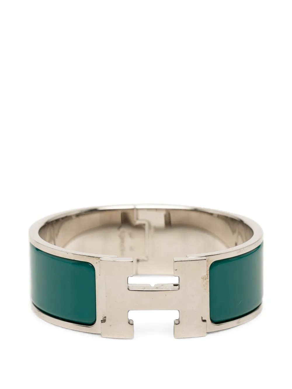 Hermès Pre-Owned Bracciale Clic Clac H ampio GM smaltato 2000-2026 - Verde