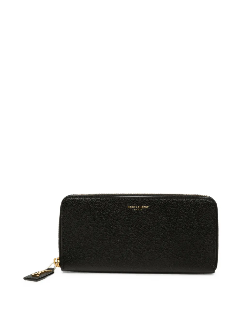 Saint Laurent Pre-Owned 2020 längliches Portemonnaie mit Reißverschluss - Schwarz