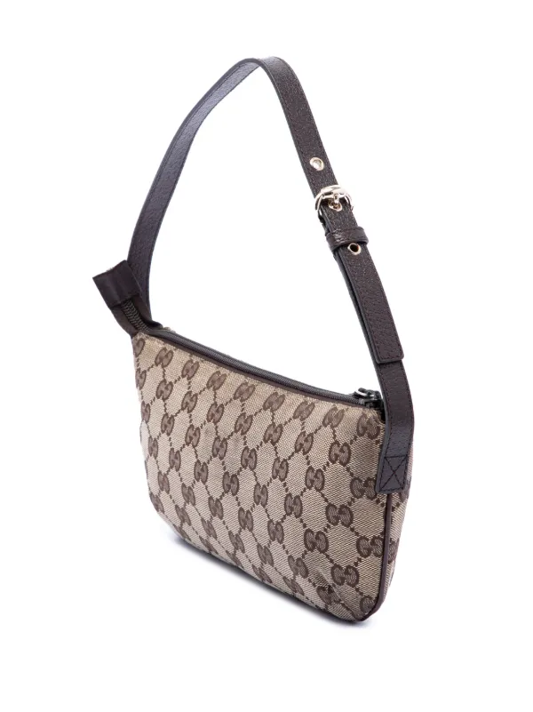 Gucci Pre-Owned 2000-2015 GGキャンバス ショルダーバッグ | ブラウン