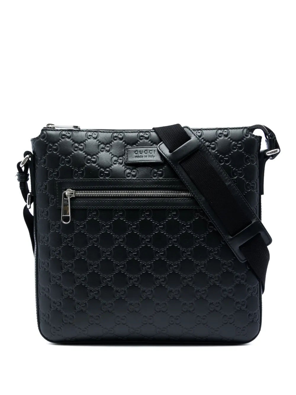 Gucci Pre-Owned Borsa a tracolla Guccissima 2016-2026 - Nero