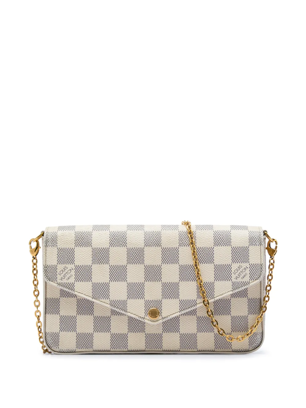 Louis Vuitton Pre-Owned 2016 Damier Azur Pochette Felicie crossbody bag - Weiß