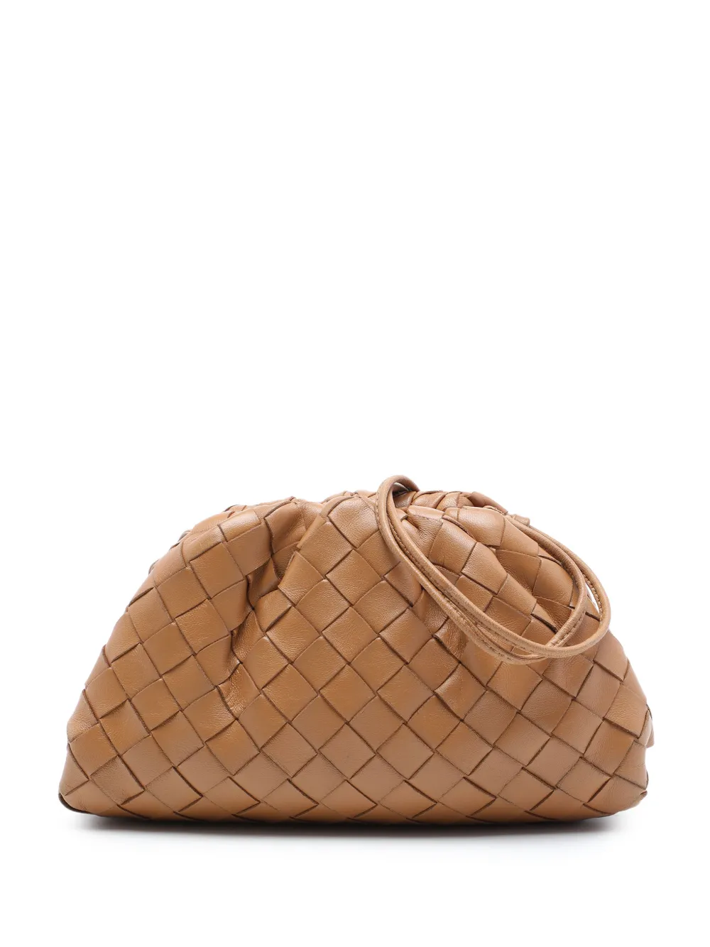 Bottega Veneta Pre-Owned 2012-2026 Nappa Intrecciato The Mini Pouch crossbody bag - Brown