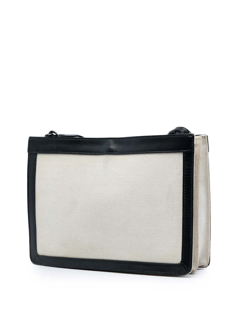 Balenciaga Pre-Owned 2017 Navy Pochette canvas crossbodytas Bruin