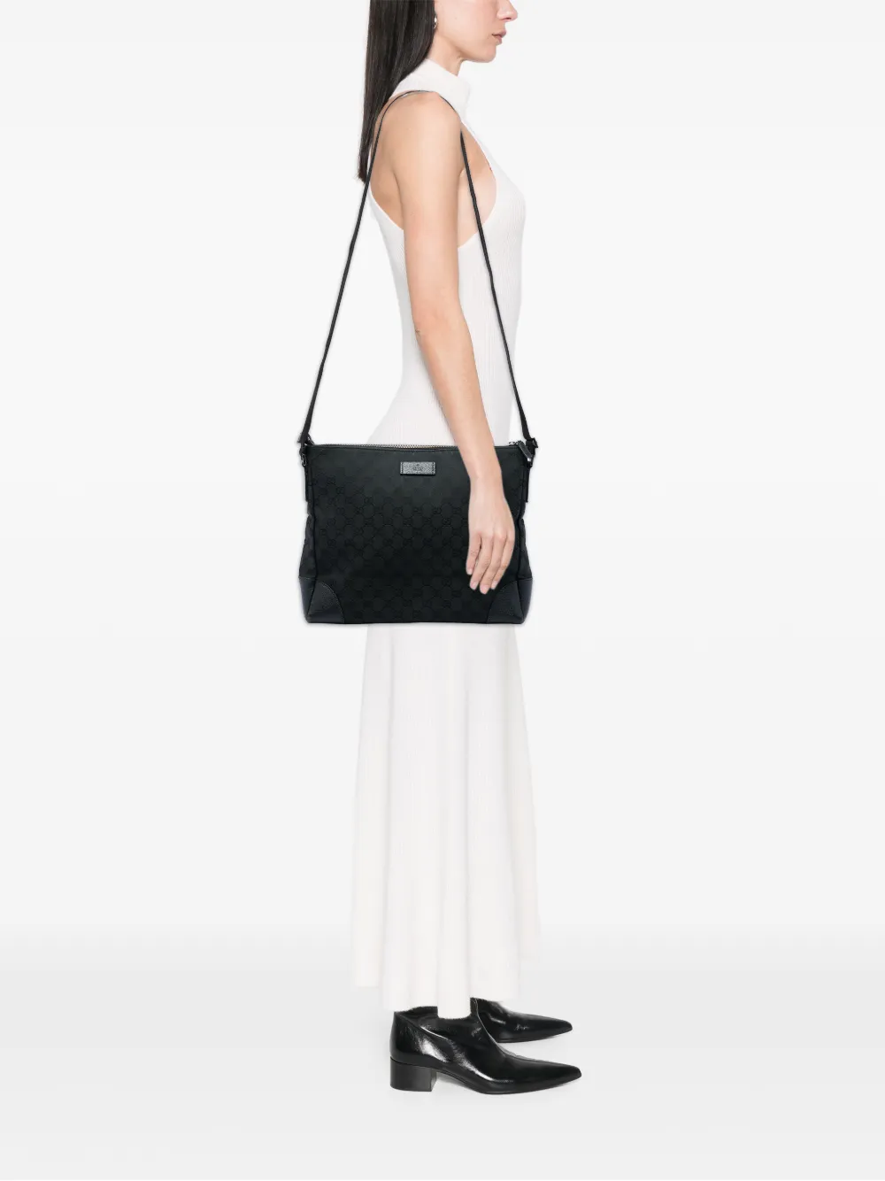 Gucci Pre-Owned 2000-2015 GG Joy canvas crossbodytas Zwart