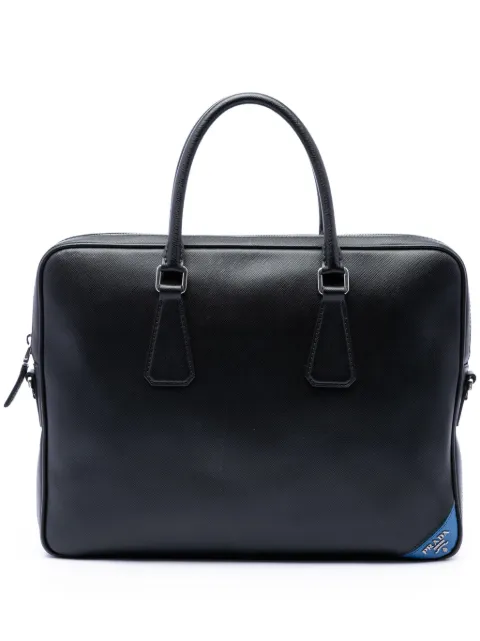Prada Pre-Owned maletín de piel saffiano 2010-2016