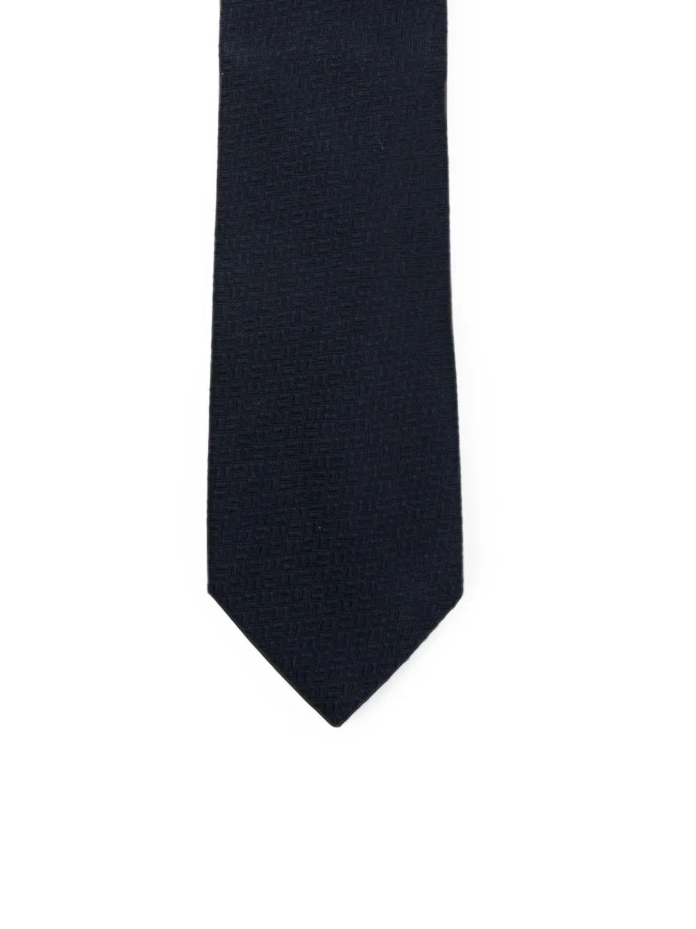 Canali Stropdas met mandweefsel Blauw