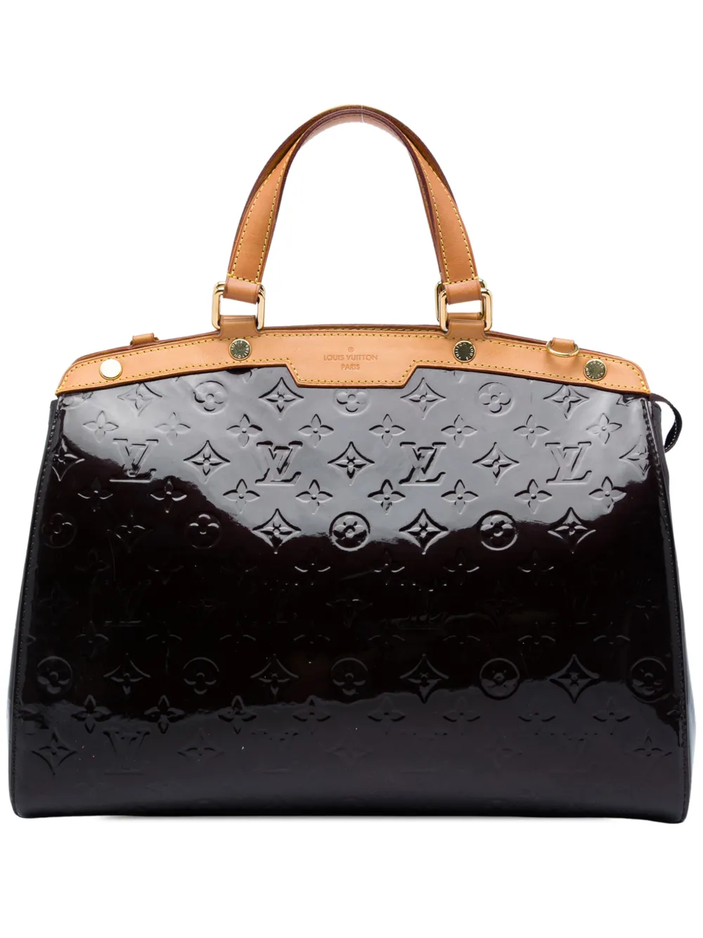 Louis Vuitton Pre-Owned 2013 Monogram Vernis Brea GM satchel - Viola
