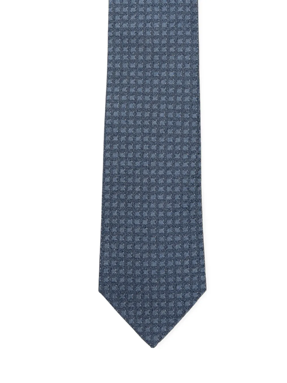 Canali geometric-pattern tie Blauw