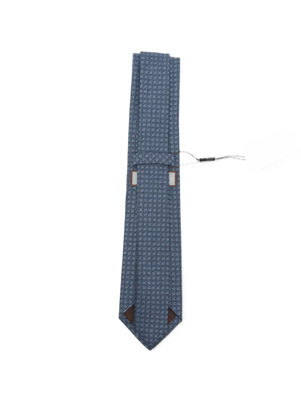 Canali geometric-pattern tie Blauw