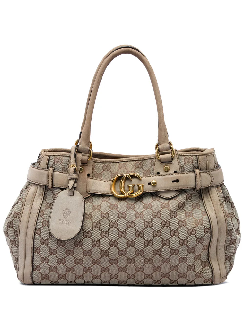 Gucci Pre-Owned 2016-2026 GG Canvas Running tote bag - Toni neutri