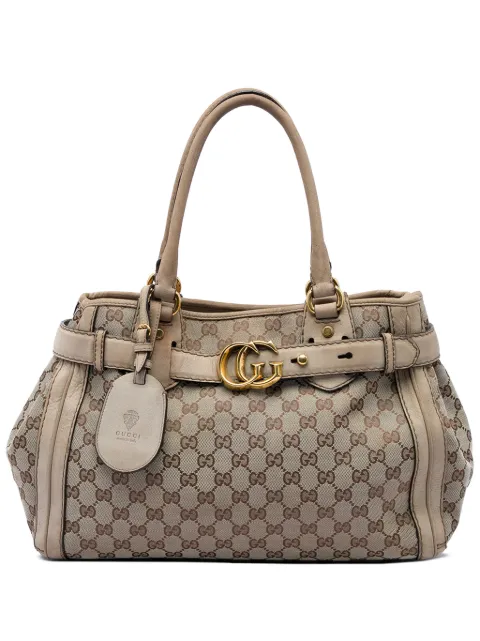 Gucci Pre-Owned sac à main en toile GG à bande Web (2016-2025)