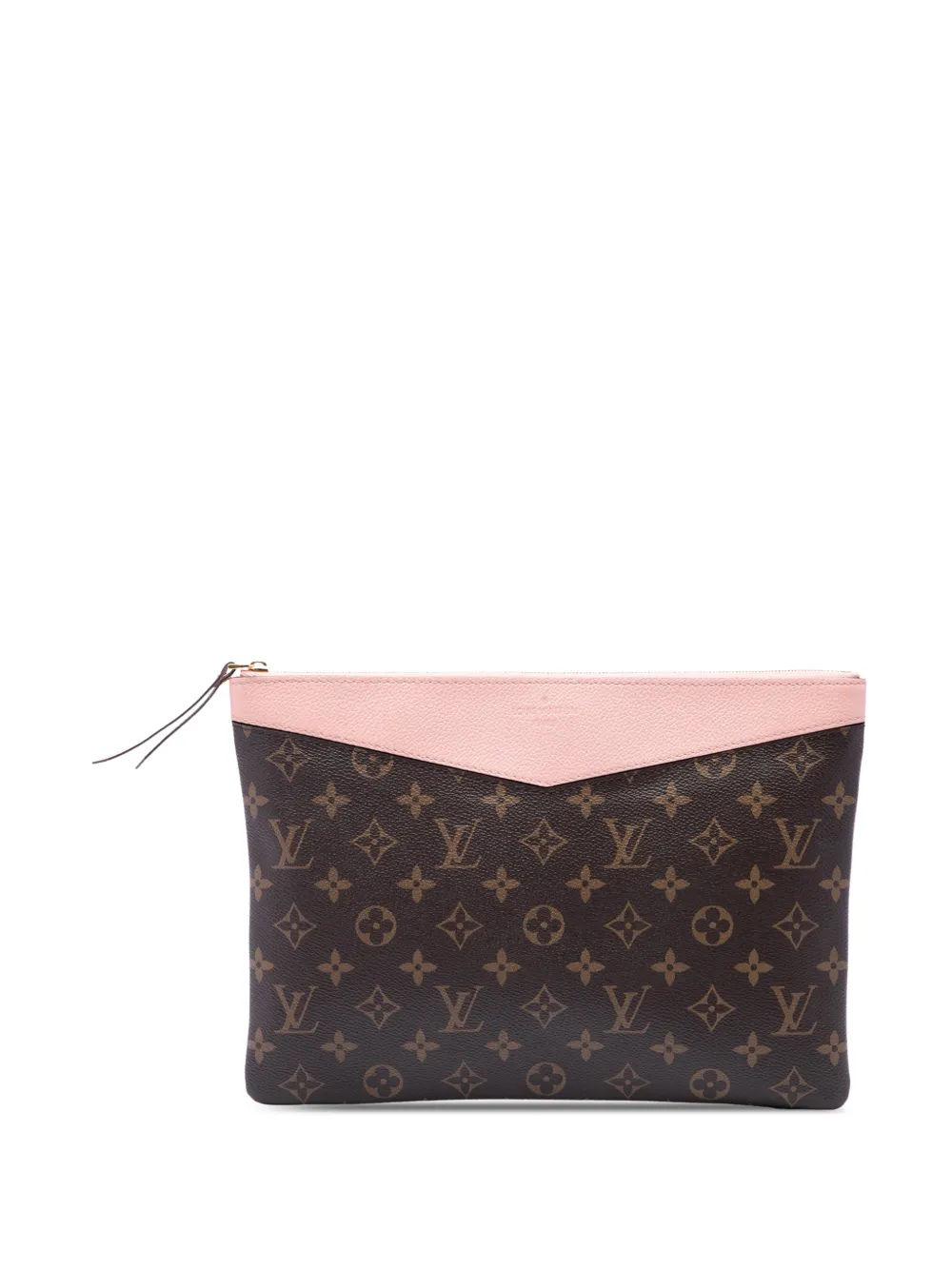 Louis Vuitton Pre-Owned Clutch Daily Pouch con monogramma 2018 - Marrone