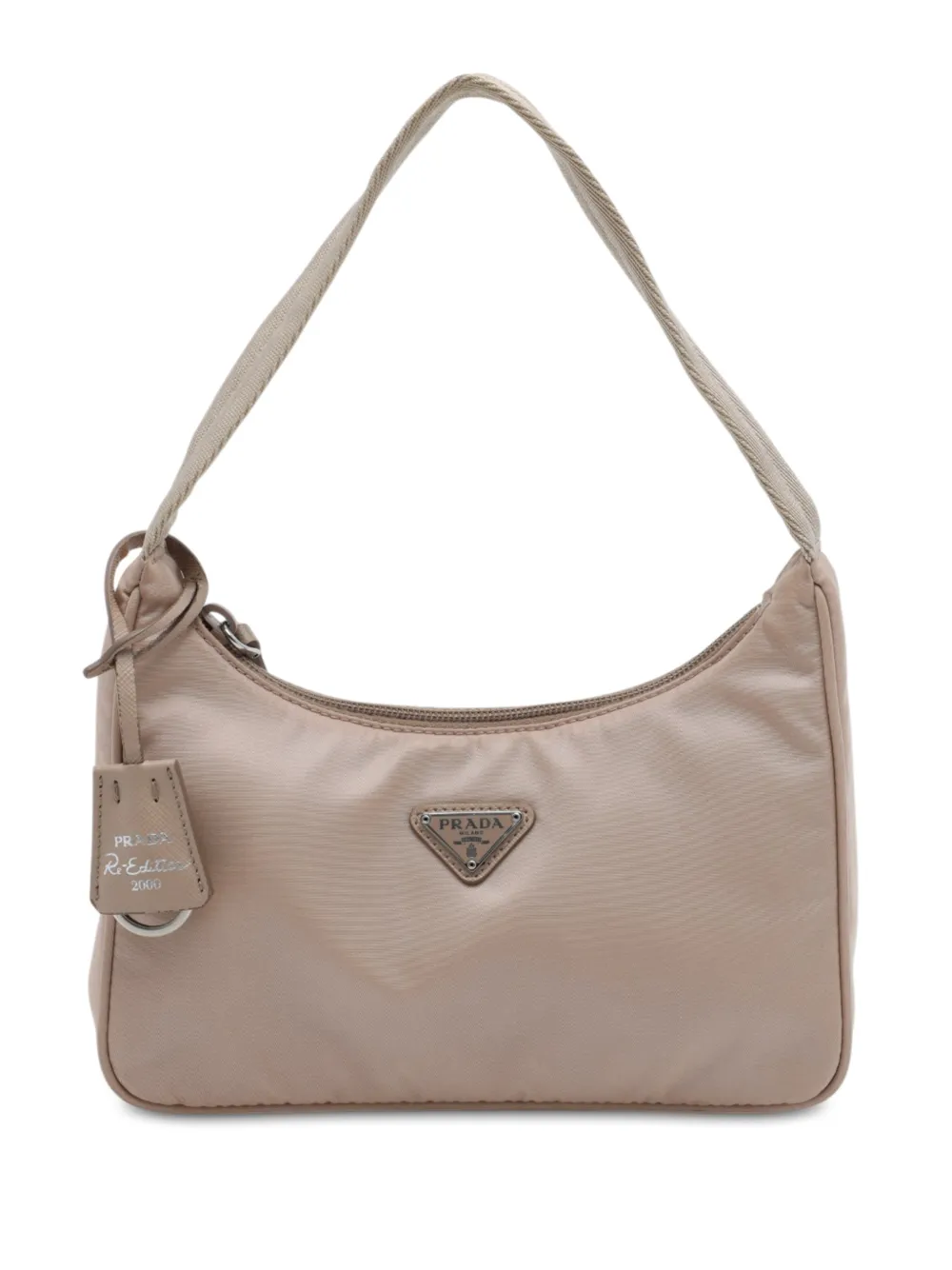 Prada Pre-Owned 2019-2026 Mini Tessuto Re Edition 2000 shoulder bag - Toni neutri