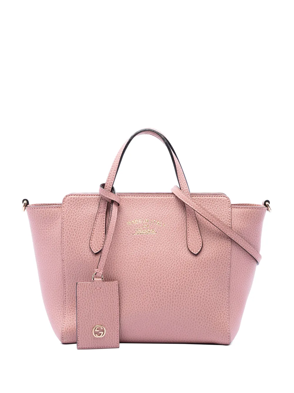 Gucci Pre-Owned Borsa a tracolla Swing mini in pelle 2016-2026 - Rosa