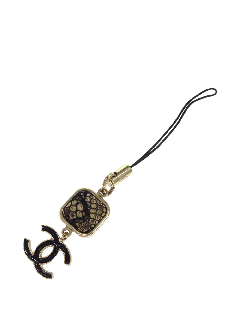 CHANEL Pre-Owned 2006 Interlocking CC bag charm - Nero