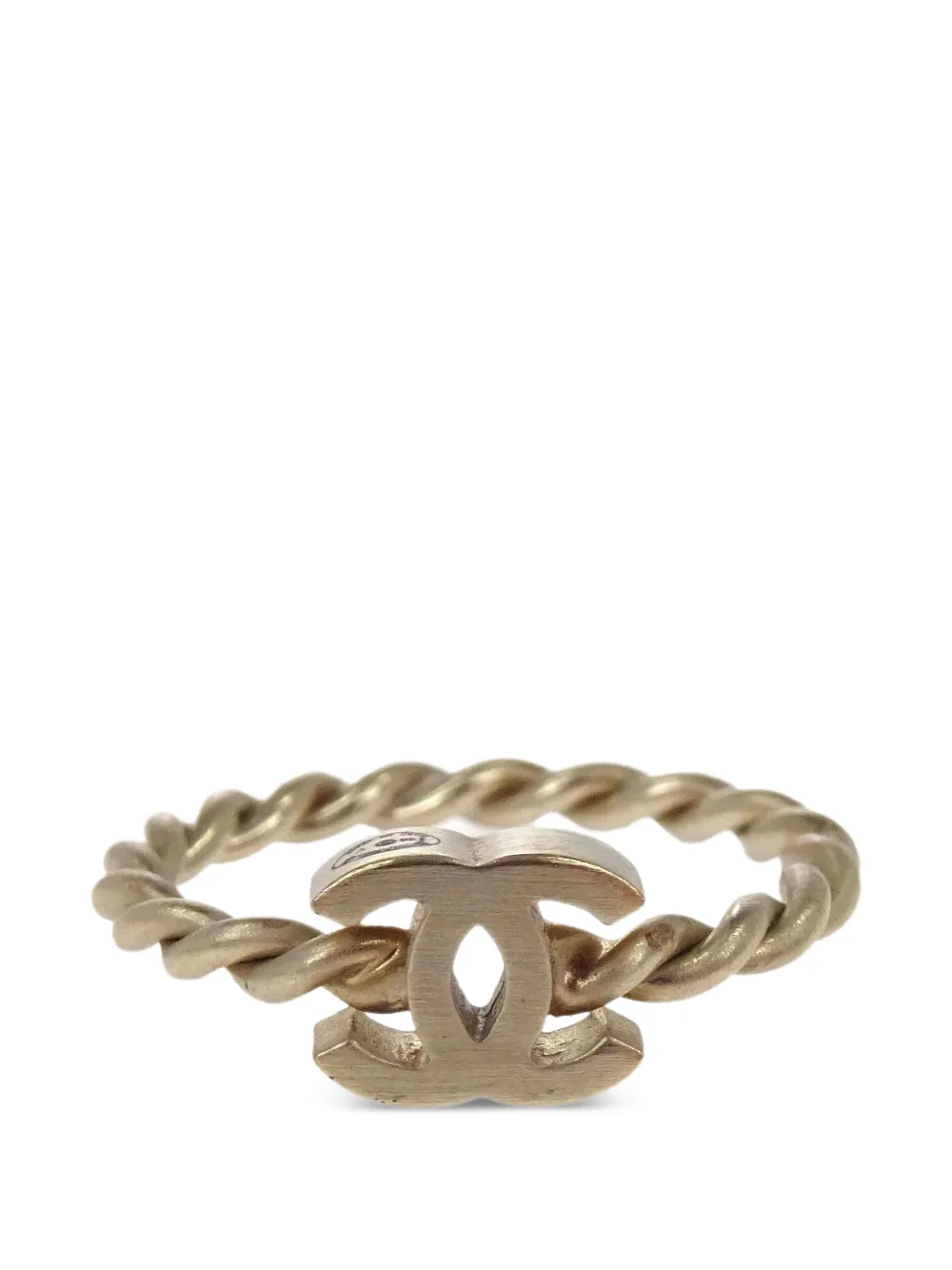 CHANEL Pre-Owned Anello CC 2014 - Oro