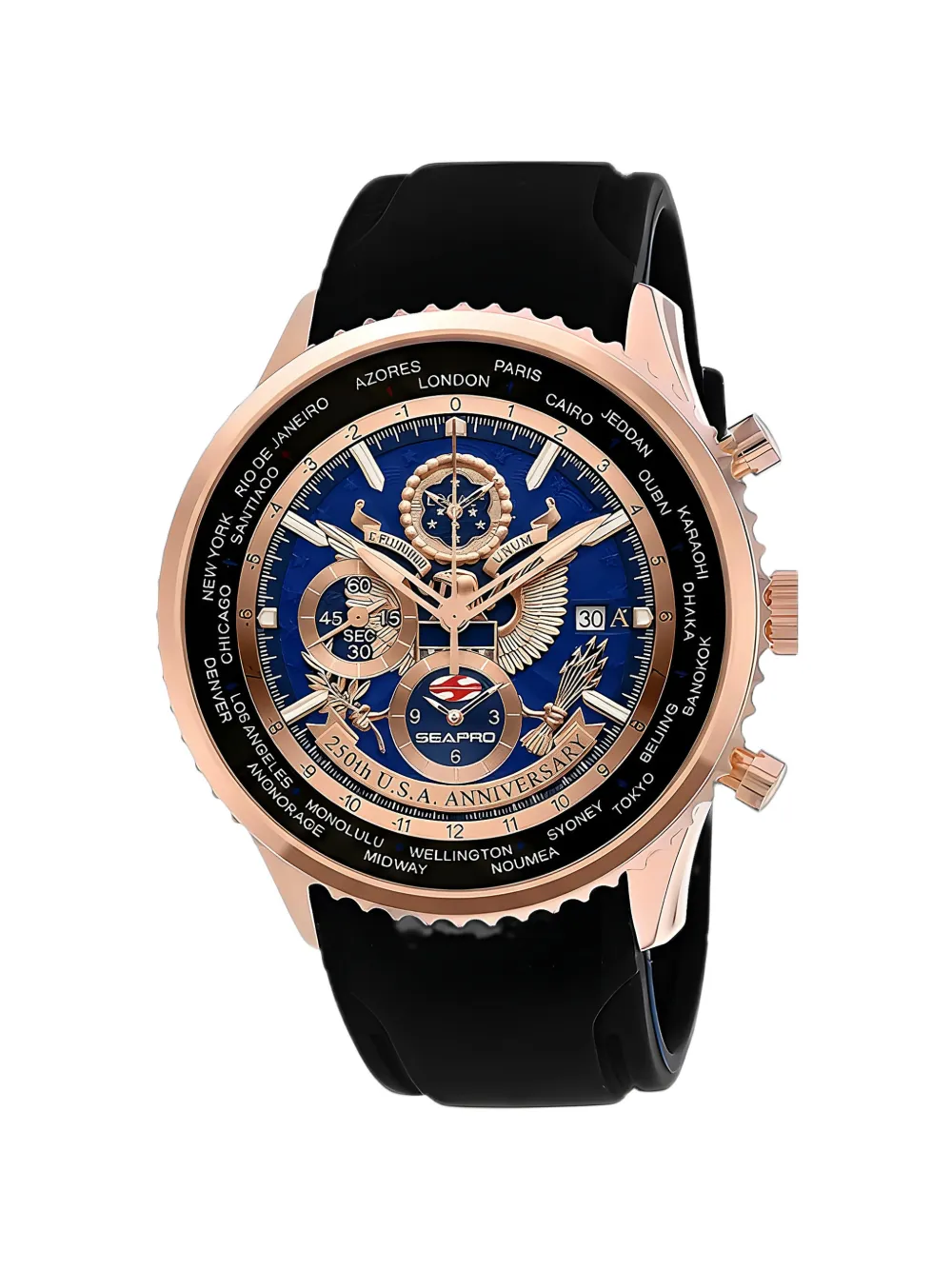 SEAPRO Meridian World Timer GMT 45mm watch