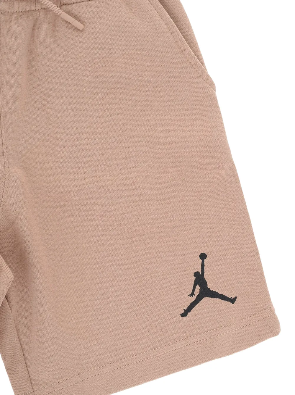 Nike Kids Air Jordan logo shorts Beige