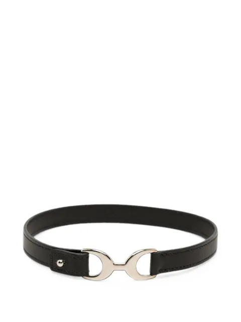 Hermès Pre-Owned 2011 Swift Palladium Plated Pavane Double Tour Bracelet costume bracelet