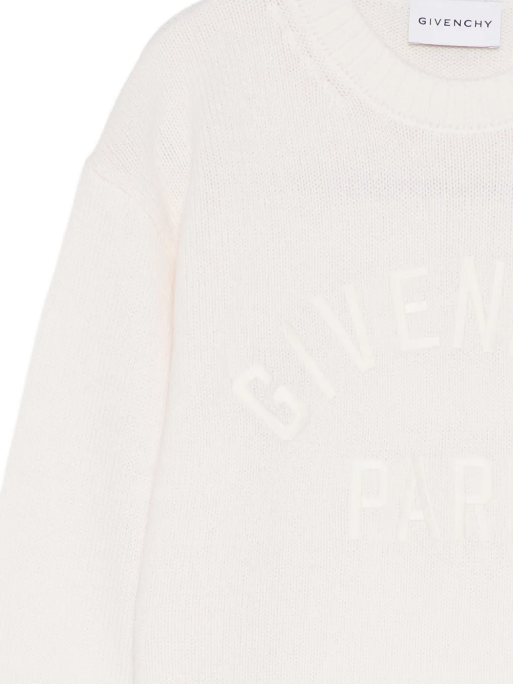 Givenchy Kids Trui met geborduurd logo Beige