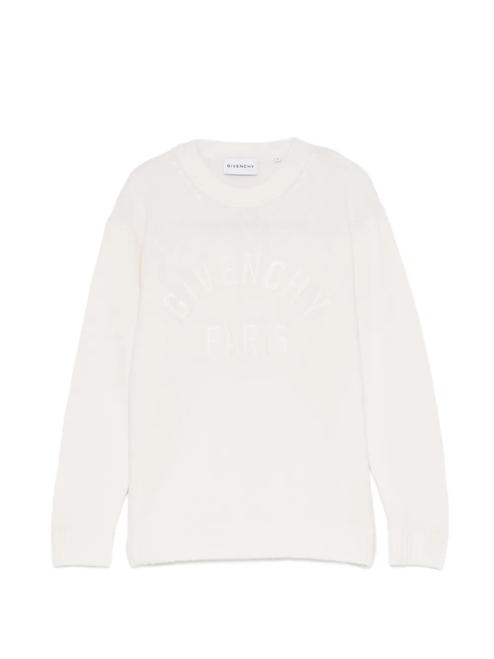 Givenchy Kids pull à logo brodé - Tons neutres Givenchy Kids pull à logo brodé - Tons neutres