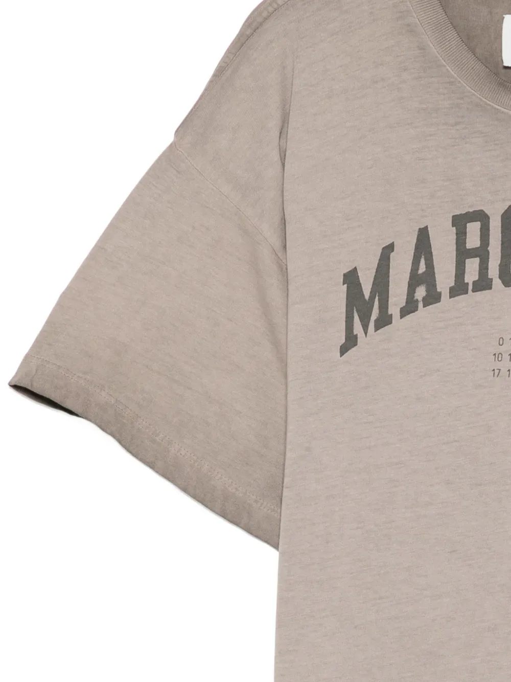 MM6 Maison Margiela Kids T-shirt met logoprint Grijs
