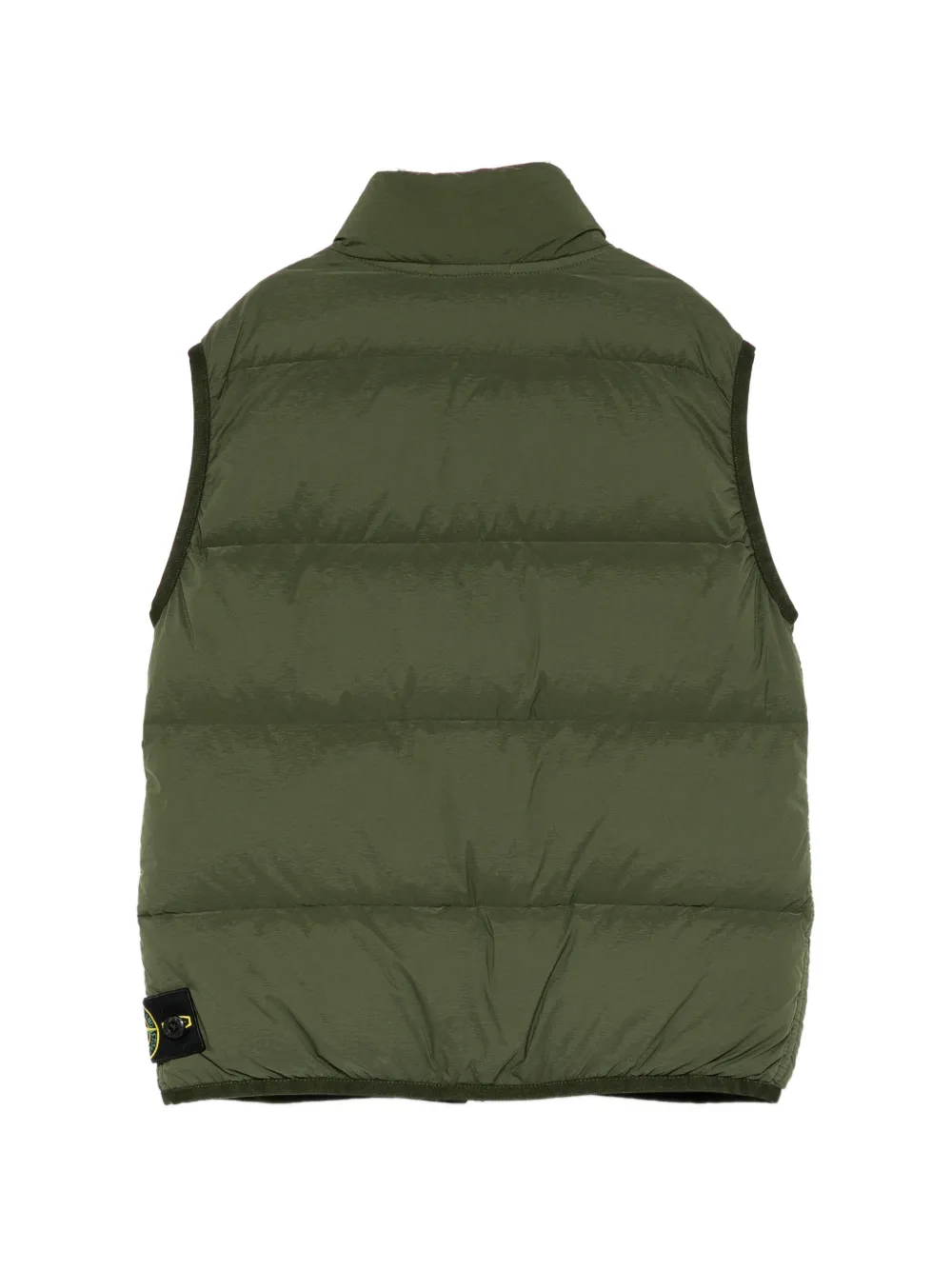 Stone Island Junior Naadloze bodywarmer Groen