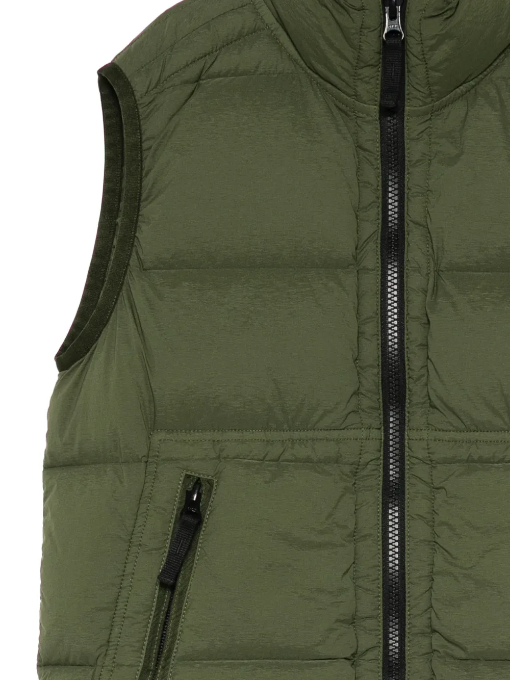 Stone Island Junior Naadloze bodywarmer Groen