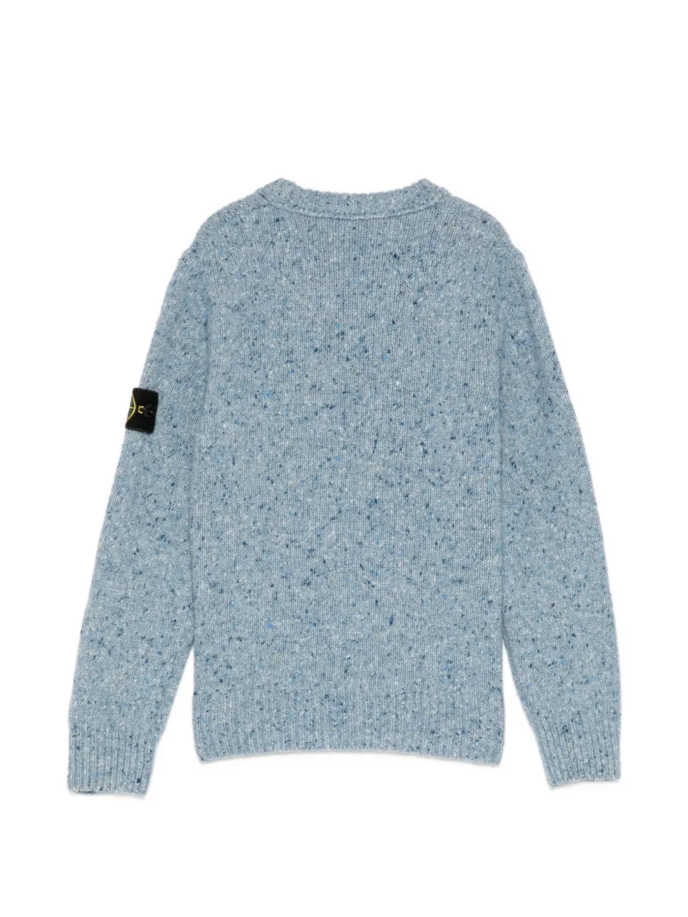 Stone Island Junior Gebreide trui met ronde hals Blauw