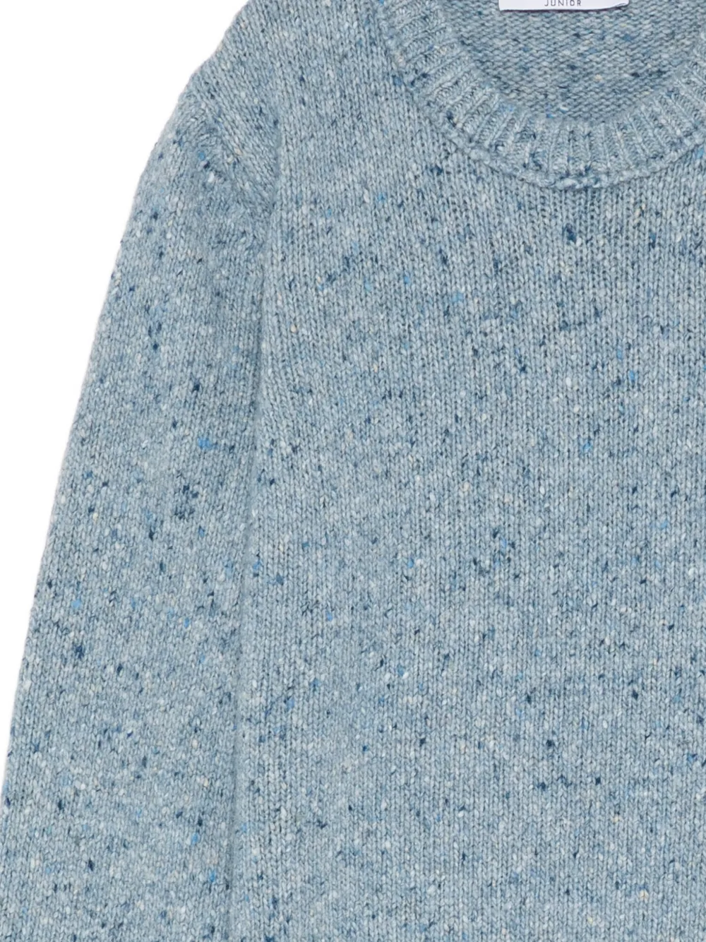 Stone Island Junior Gebreide trui met ronde hals Blauw