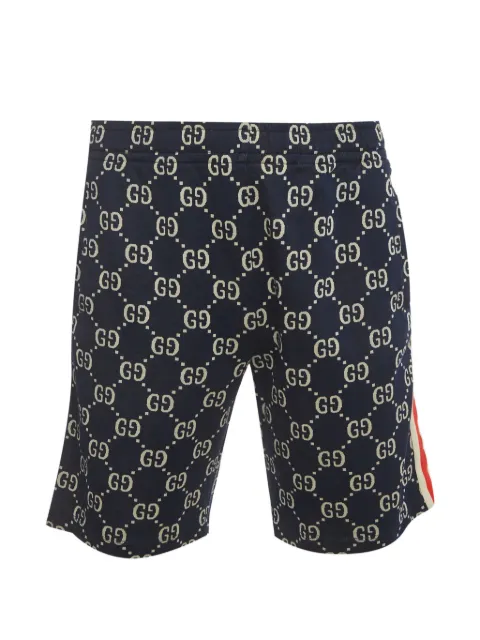 Gucci Pre-Owned GG jacquard Web-stripe shorts