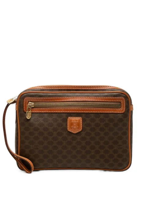 Celine Pre-Owned клатч с узором Macadam (1991 год)
