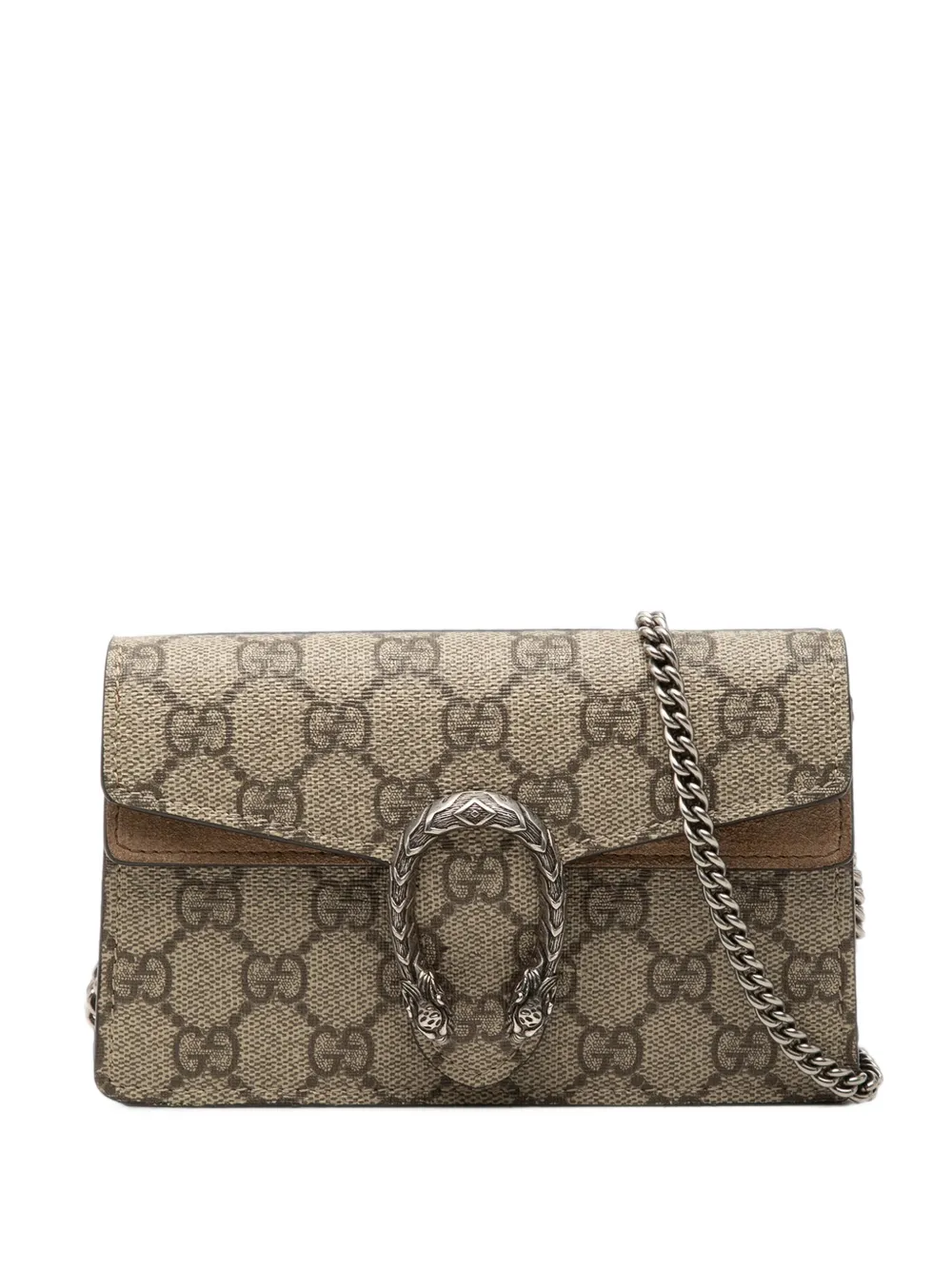 Gucci Pre-Owned 2016-2026 Mini GG Supreme Dionysus crossbody bag - Toni neutri