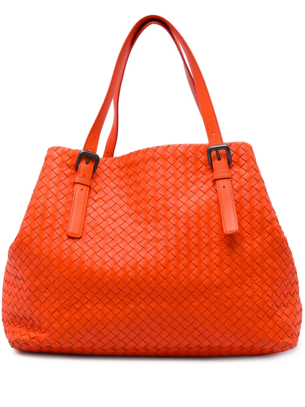 Bottega Veneta Pre-Owned 2012-2026 Large Nappa Intrecciato Cesta tote bag - Orange