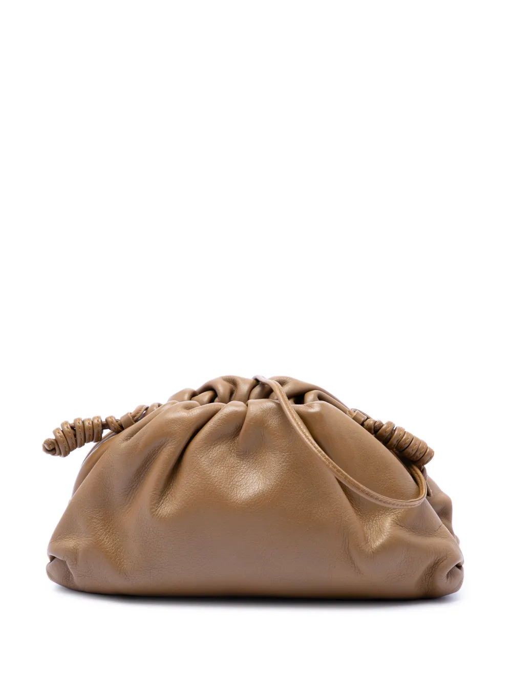 Bottega Veneta Pre-Owned 2012-2026 Lambskin The Mini Pouch crossbody bag - Marrone