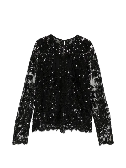 Naeem Khan sequin-embellished top