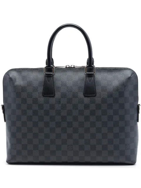 Louis Vuitton Pre-Owned 2014 Damier Graphite Porte Documents Jour business bag