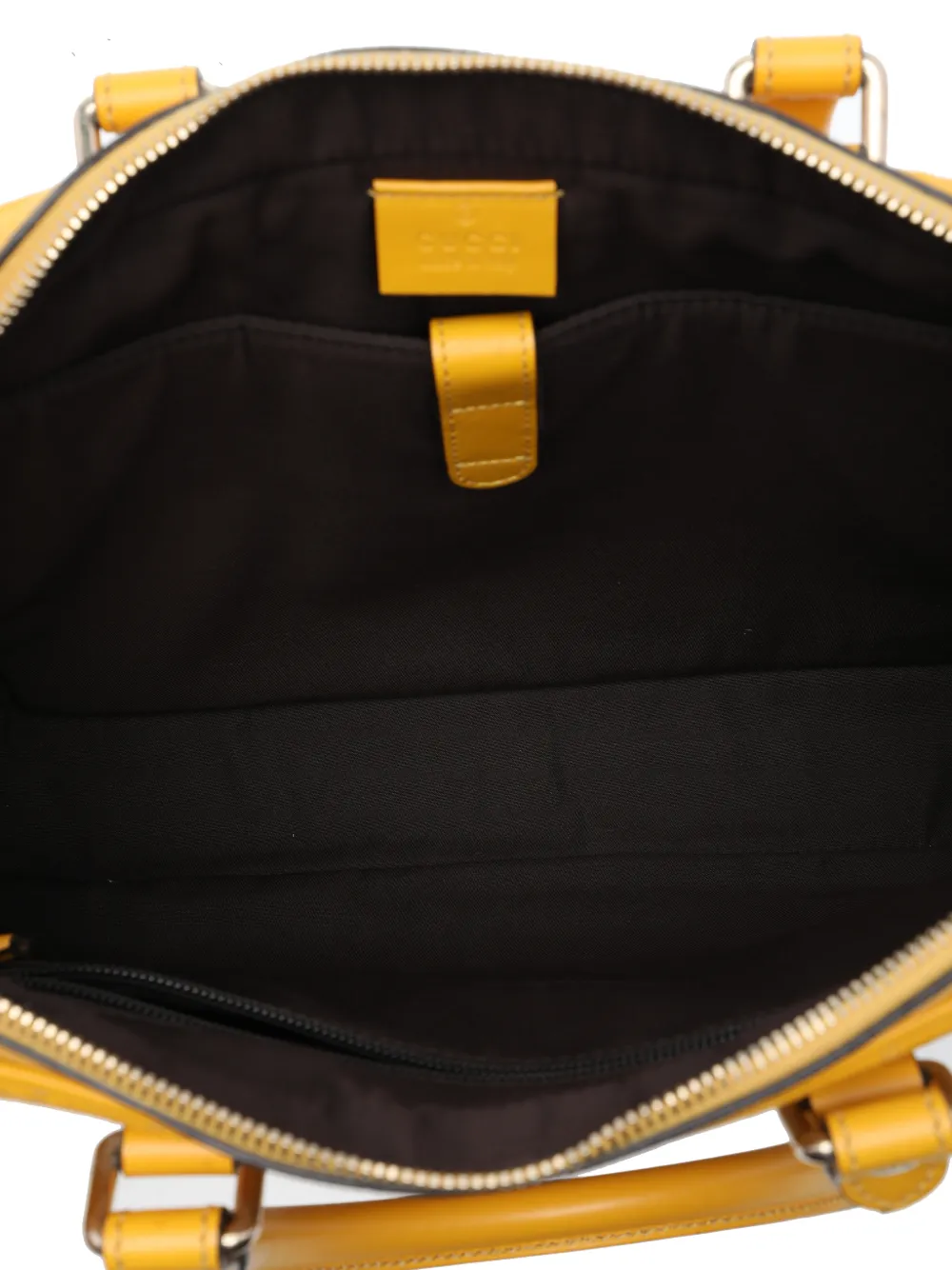 Gucci Pre-Owned 2016-2026 medium Diamante Bright kalfsleren aktetas Geel