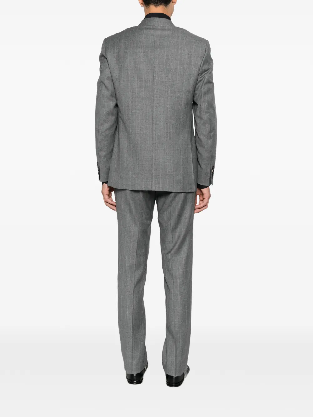 Canali double-breasted pinstripe suit Grijs